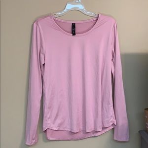 Pink workout long sleeve